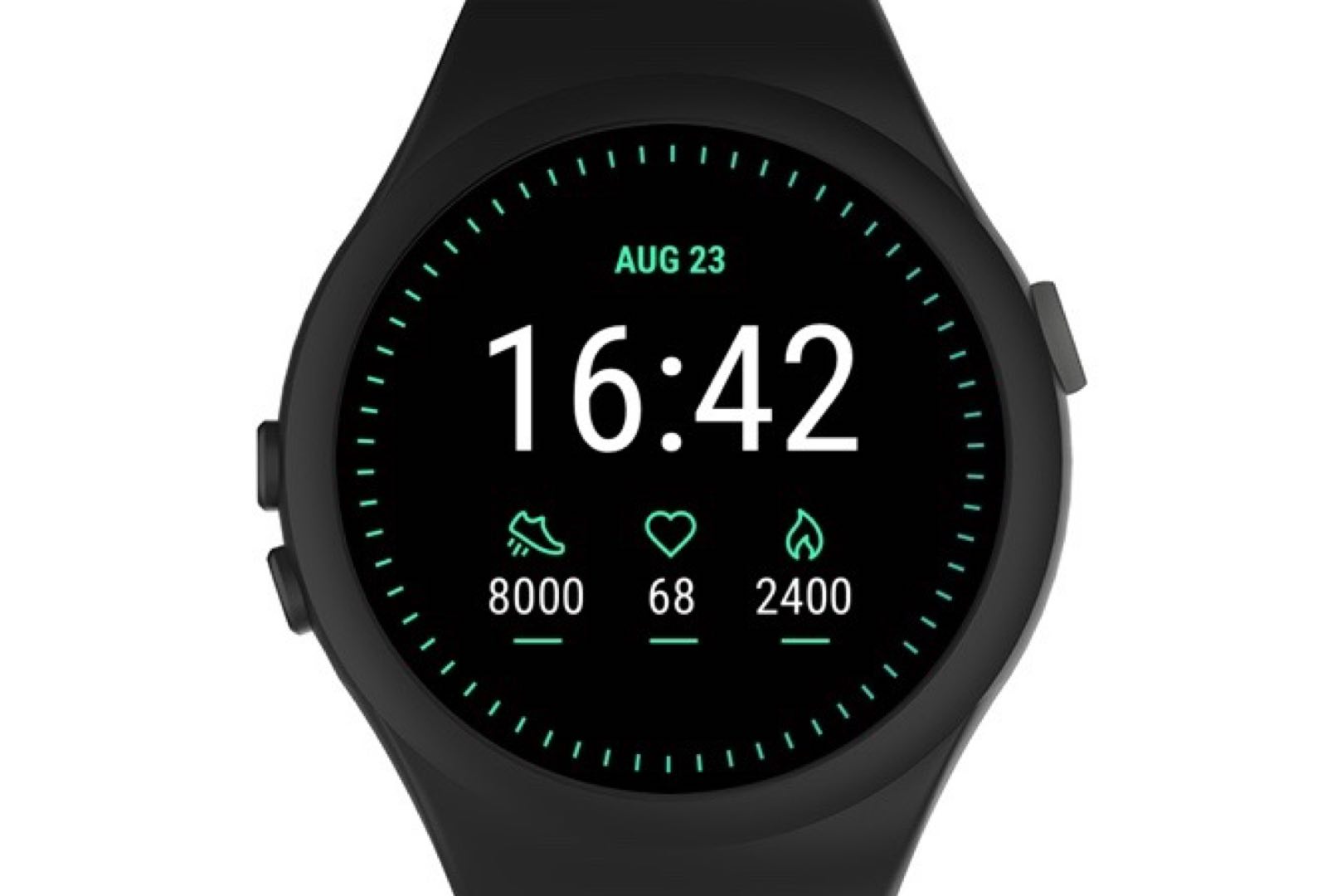 Smartwatch with activity tracking interface